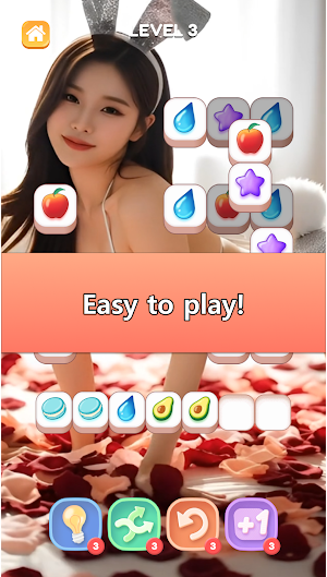 Sexy girl 3 title Match puzzle Screenshot 3