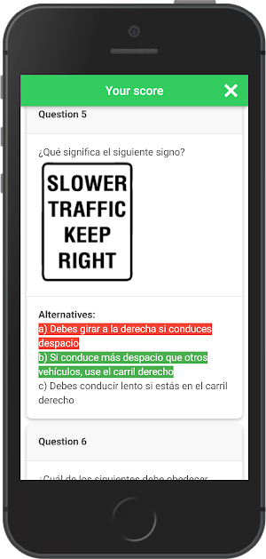 Examen de manejo EE UU 2022 Screenshot 3