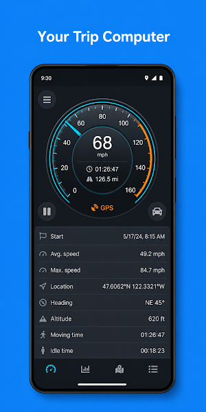 RoadGauge GPS Speedometer Screenshot 3