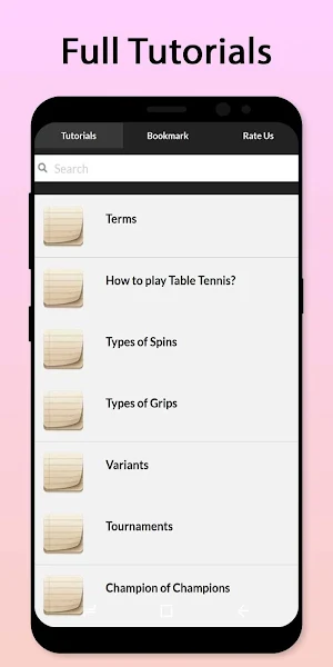 Easy Table Tennis Tutorial Screenshot 1