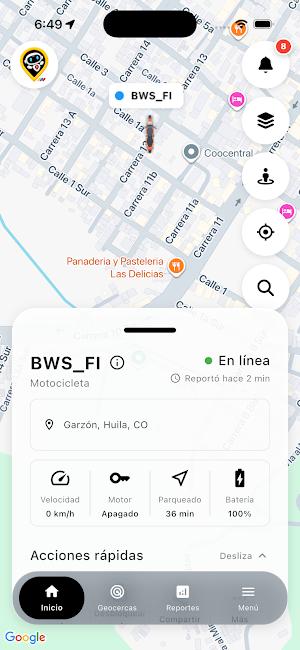 Mi GPS Colombia Screenshot 2