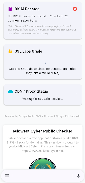 Public Checker Screenshot 2