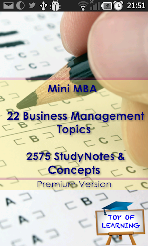 Mini MBA: Master in Business Management Review PRO Screenshot 0