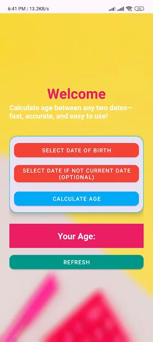 DateToDate Age Calc Screenshot 2