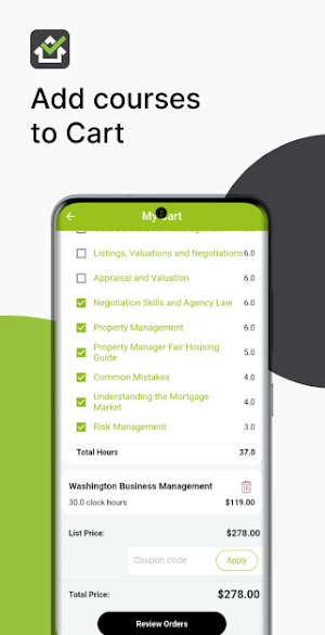 Realestateschool Screenshot 2