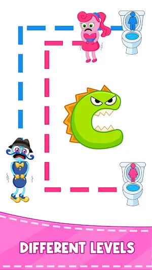 Draw To Path Toilet Race Screenshot 1
