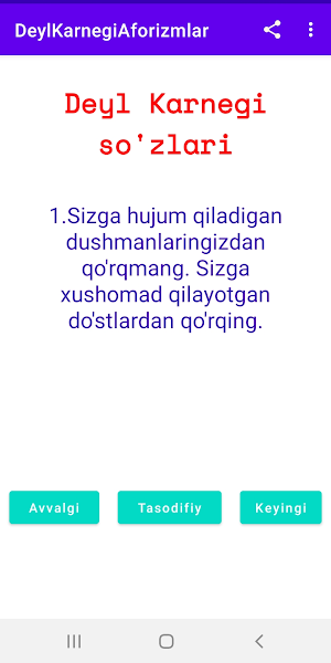 Deyl Karnegi Aforizmlari Screenshot 0