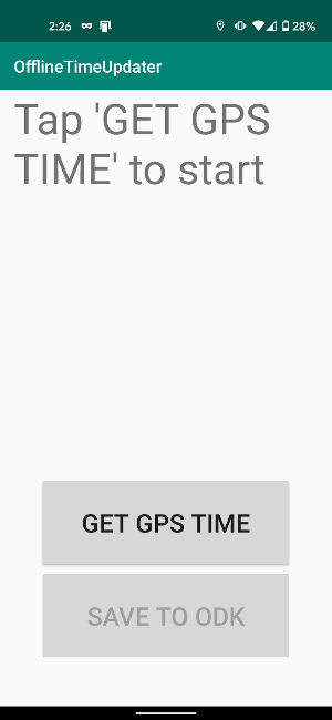 Offline GPS Time Screenshot 2