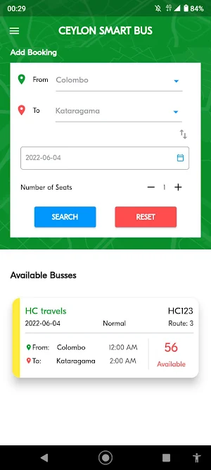 Ceylon SMART Bus Screenshot 0