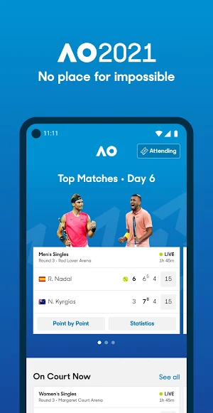 Australian Open Tennis 2021 Screenshot 0