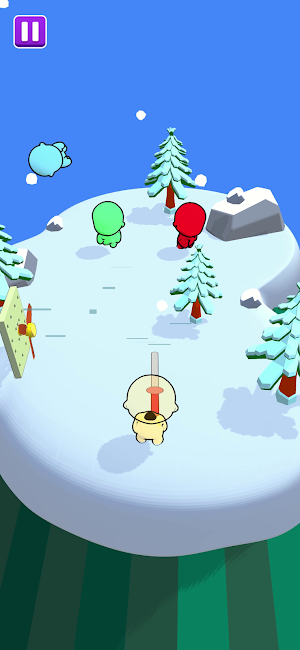 Snow Ball Fight 3D Screenshot 3