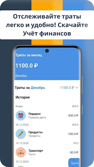 Учёт финансов Screenshot 3