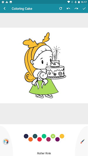 Birthday Cake Coloring Book Screenshot 0