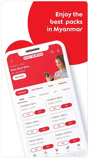 My Ooredoo Myanmar Screenshot 2