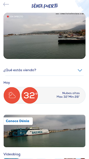Webcams Comunitat Valenciana Screenshot 2
