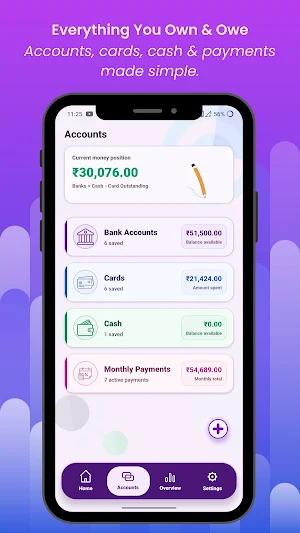 Feedit: Money & EMI Tracker Screenshot 1