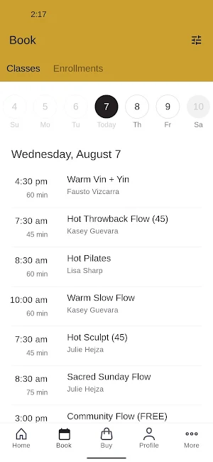 Wild + Well Yoga Screenshot 1
