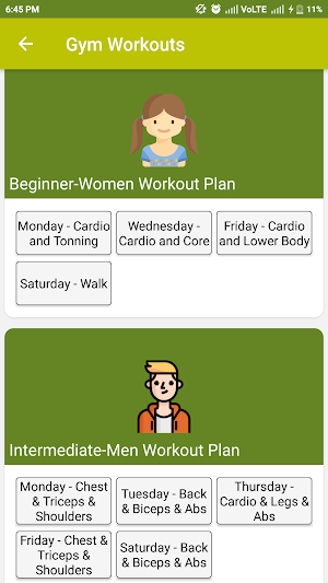 Weight Loss & Fitness Workouts Screenshot 2