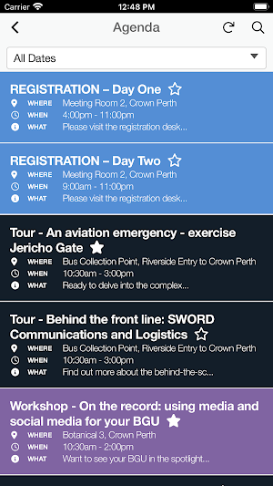WAFES 2023 Conference App Screenshot 1