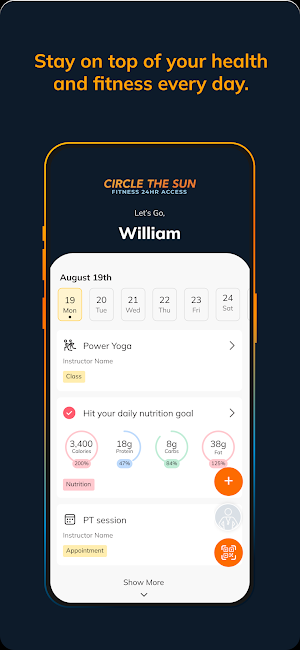 Circle Fitness Go Screenshot 1