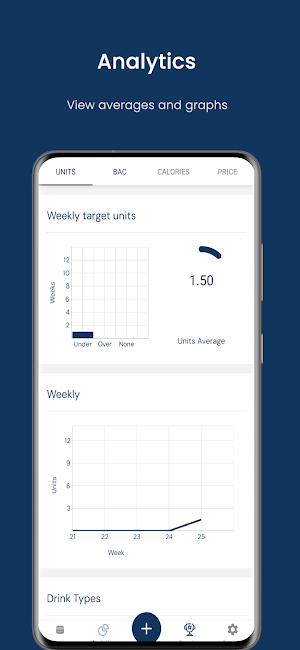 DrinkPal: Alcohol Unit Tracker Screenshot 1