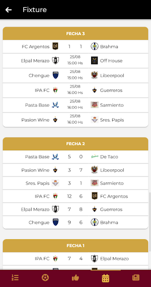 Liga de Fútbol del Tolima Screenshot 2