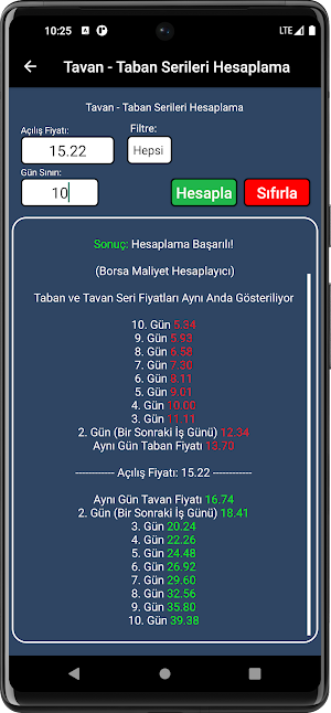 Borsa Maliyet Hesaplayıcı Screenshot 3