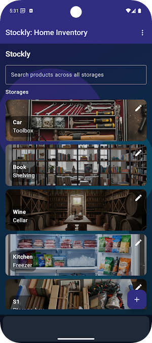 Stockly - Home Inventory Screenshot 0