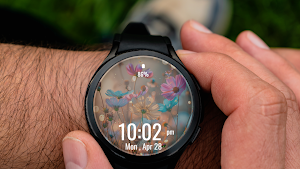 Pastel Floral Watch Face Screenshot 0
