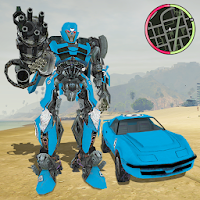 Amazing Robot Car Transforme Futuristic Supercar