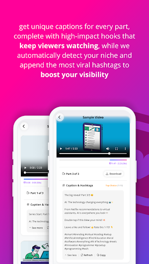 videopartify AI: Split Videos Screenshot 2