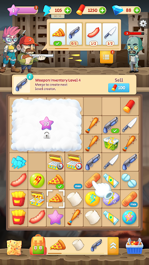 Merge Zombie Survival Screenshot 1