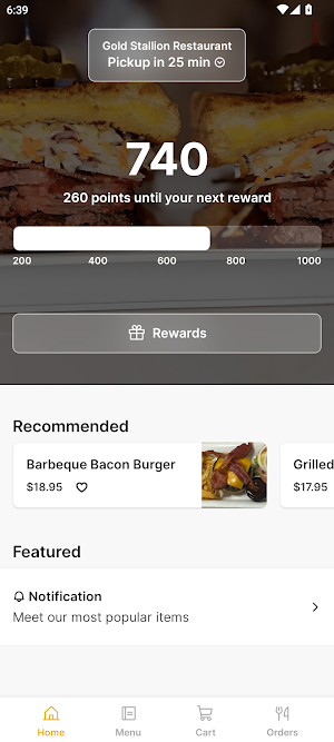 Gold Stallion Restaurant Screenshot 0