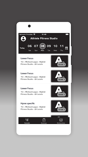 Athlete Fitness Screenshot 1