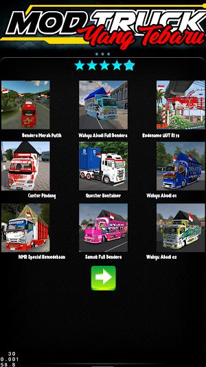 Mod Bussid Truk Oleng Artis Screenshot 1