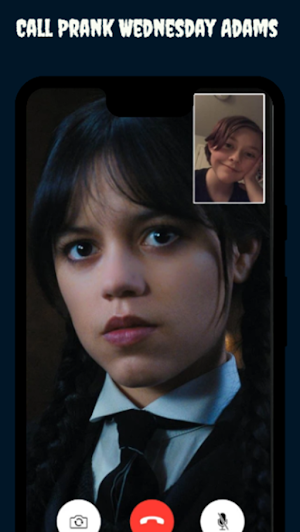 Wednesday Adams call prank Screenshot 2
