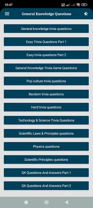 Quiz Games Screenshot 0