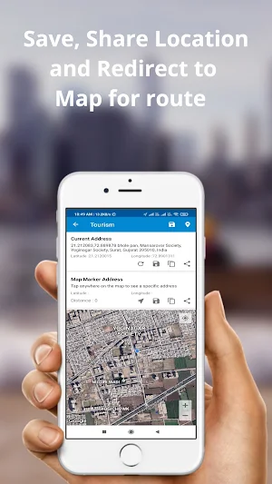 GPS Location Map : find, save, share Locations Screenshot 1