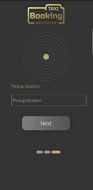 Taxi Booking Screenshot 1