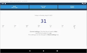 Week Calendar Screenshot 3