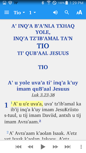 Ixil Chajul - Bible Screenshot 1