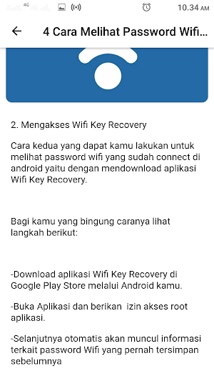 Cara Lihat Password Wifi Screenshot 1