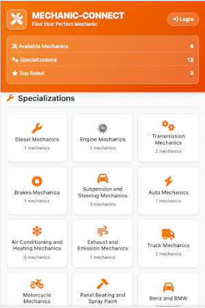Mechanic Connect Pro Zw Screenshot 1