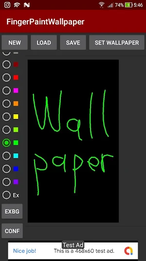 Finger Paint Wallpaper Screenshot 2