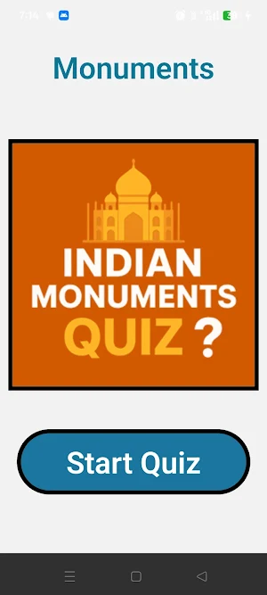 Indian Monuments Quiz Screenshot 0