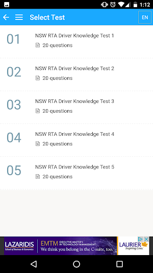 Australian Driving Tests Screenshot 3