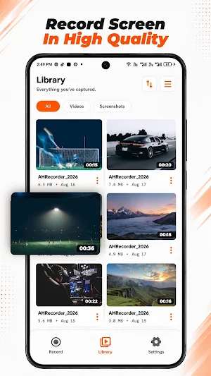 Screen Recorder - AH Recorder Screenshot 2