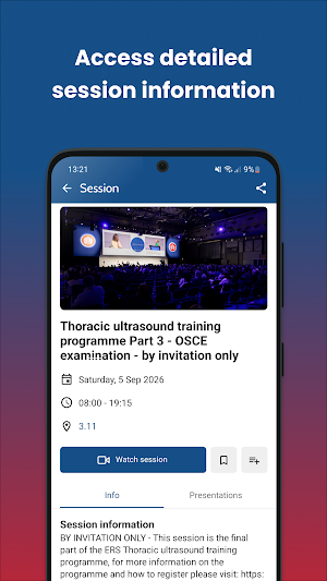 European Respiratory Society Screenshot 3