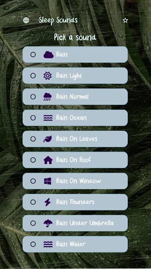 Rain Sounds For Sleep Screenshot 2