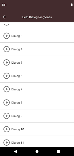 Dialogue Ringtones Screenshot 1